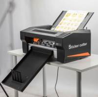 Cortadora de etiquetas máquina troqueladora digital inteligente A3 + hoja adhesiva cortadora de papel de corte de contorno de alimentación automática