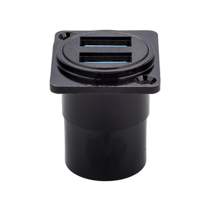 Conector Usb3.0 Jack Puerto doble Impermeable <span class=keywords><strong>Usb</strong></span> <span class=keywords><strong>D</strong></span> Tipo 3,0 Conector de cable de datos para audio - Product Image 3