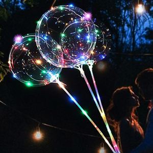 Ready to Ship Glow Globo <b>Balloon</b> 20 Inch 30 LEDs Party Bobo <b>Balloons</b> LED with Stick Pole for Party Novelties Bulk Supply - Product Image 3