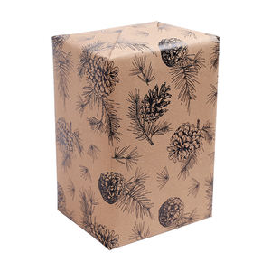 Wholesale 80g Double-Sided Kraft Print <b>Christmas</b> Custom 43cm X 10m Roll Wrapping Paper for Packaging - Product Image 6