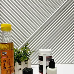 3D di lusso in PVC impermeabile TV <span class=keywords><strong>sfondo</strong></span> pannello a parete per soggiorno comodino sala da pranzo reception con strisce e decorazione a quadri - Product Image 2