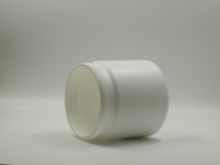 Bouteille Pharmaceutique en HDPE Sans BPA de 500 ml, Contenant en Plastique Blanc avec Bouchon à Vis Personnalisé pour Médicaments, Capsules, Vitamines en Poudre, Chocolat
