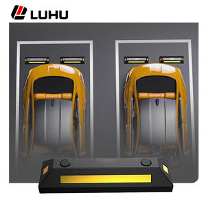 ガレージカーストッパー用の新しいベベルポジショナーゴム製パーキングカーブゴムホイールストッパー - Product Image 4