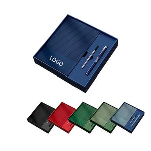 2025 Corporate <b>Diary</b> Gift Set Custom Logo Luxury <b>Notebook</b> USB Flash Drive Gift Box Set with Pen - Product Image 1