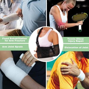Attelle de bras respirante en maille personnalisée pour immobilisation de l'épaule, soutien pour la récupération des blessures et la réadaptation médicale - Product Image 3