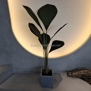 Vente en gros de plantes d'intérieur pour la décoration intérieure, palmier artificiel en éventail, arbre artificiel, plantes artificielles, vente à chaud au prix d'usine - Product Image 1
