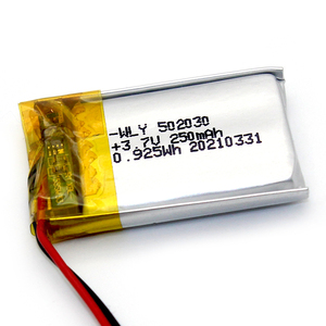 Hiệu suất cao 250mAh pin có thể sạc lại Polymer Lithium Ion di động cho thiết bị điện tử khác nhau và các dự án tự làm - Product Image 2