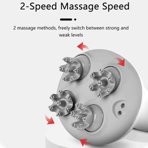 Masajeador Eléctrico Inteligente para Cabeza con Vibración y Amasamiento Multi-Garras, Carga <span class=keywords><strong>USB</strong></span>, Instrumento de Fisioterapia para el Cuero Cabelludo - Product Image 4