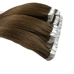 Fabrik preis Double Drawn Human Hair 26 Zoll Natural Remy Tape Haar verlängerungen