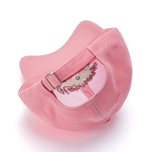 Casquette de baseball en coton brodée de fleurs et de chatons roses, personnalisable, ajustable, à calotte souple, mignonne, décontractée, sportive, chapeau de soleil, vente en gros - Product Image 6