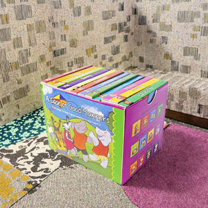 Vente en gros de 12 livres/ensemble, couverture rigide, collection de livres éducatifs pour enfants sur les bonnes manières, <span class=keywords><strong>livre</strong></span> cartonné anglais pour enfants - Product Image 3