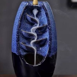 Gift Box Aromatic Waterfall Modern Chinese Style <b>Backflow</b> Ceramic <b>Incense</b> Holder Home Decor <b>Burner</b> - Product Image 1