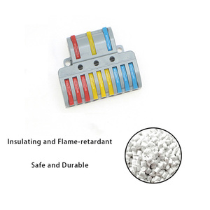 Elektrik <span class=keywords><strong>Terminal</strong></span> bloğu tel konektörü hızlı ekleme evrensel kompakt kolu somun 32A itin 250V aydınlatma kablo ayırıcı - Product Image 5