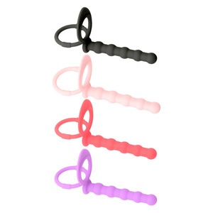 Produits sexuels pour adultes : Plug anal en silicone pour hommes et femmes, double anneau de blocage pour stimulation prostatique et anale - Product Image 4