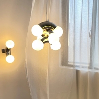 Lustre LED Électroplaqué Élégant, Lampe Suspendue Unique pour Salon, Chambre à Coucher, Décoration Moderne pour la Maison, Luminaire Suspendu