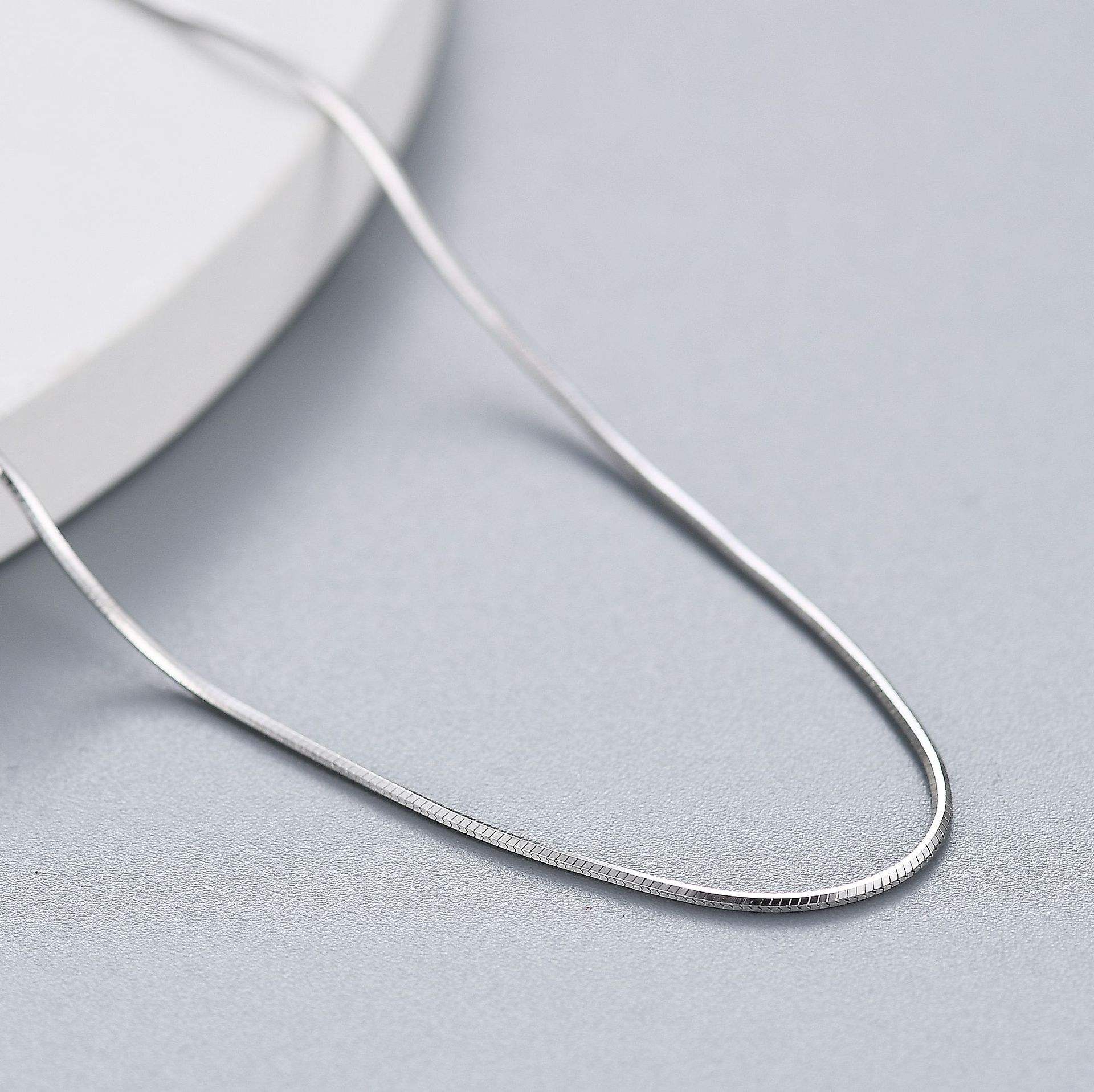 925 sterling silver bead ball necklace