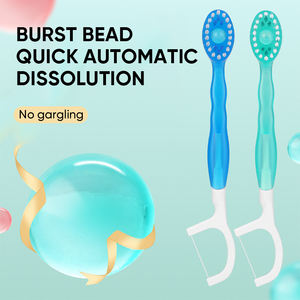 Nuovo caldo doppio uso filo 5 In 1 pasta spazzolino usa e getta e portatile Bursting Bead spazzolino da denti con un solo pennello - Product Image 4