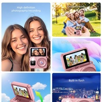 Mini Cámara Digital M5 para Estudiantes, Modo Belleza HD para Selfies, Cámara Web Integrada, Cámara de Bolsillo Compacta, Almacenamiento con Tarjeta TF