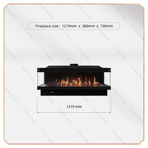 Chimenea de <span class=keywords><strong>Gas</strong></span> de 3 Lados con Control Remoto Inteligente y Ecológico CRUISE, Combustible de <span class=keywords><strong>Gas</strong></span> <span class=keywords><strong>Natural</strong></span>/<span class=keywords><strong>Gas</strong></span> Licuado, 1219x720x380mm - Product Image 6