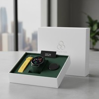 Caja de Regalo con Diseño Moderno y Logotipo Personalizado para Reloj Inteligente de Moda, Estuche de Papel para Reloj de Pulsera con Empaque Elegante
