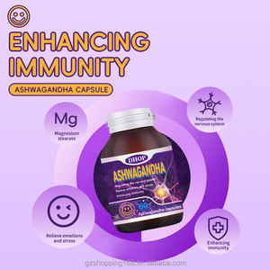Harga Grosir Suplemen Organik Mengurangi Tingkat Stres Mendukung Manajemen Tekanan Sehari-hari Formula Kapsul Ashwagandha - Product Image 5