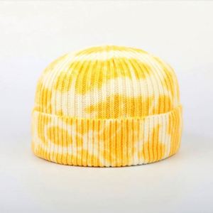Custom Fashion Fisherman Soft Acrylic <b>Tie</b> Dye Knitted Beanies Hat - Product Image 6