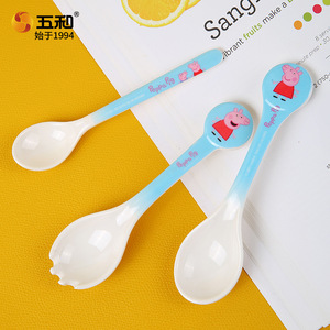 Peppa Pig Children's Spoon Melamine Bpa Free 0-12 Months Feeding Spoon Baby Tableware - Product Image 3