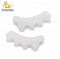 Séparateurs d'orteils en gel Bestrice, écarteurs d'orteils en caoutchouc, utilisés pour les activités sportives, la pratique du yoga, la course à pied, le soulagement de la douleur du hallux valgus