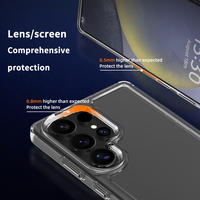 Étui de téléphone transparent hybride TPU+PC antichoc pour Samsung Galaxy S26 Ultra/S25 Ultra S24 Ultra S23 Ultra