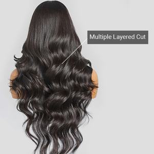 Wholesale 13x4 Full HD Lace Frontal Wigs for Black Women Glueless Body Raw Indian <b>Hair</b> Wigs Natural Lace Front Wig Human <b>Hair</b> - Product Image 3