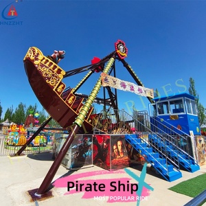 Juego Mecánico de Barco <span class=keywords><strong>Pirata</strong></span> para Parque de Atracciones al Aire Libre, Columpio Giratorio, Barco de Fibra de Vidrio Resistente en Venta - Product Image 5