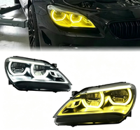 Phare F06 2011 2013 Série 6 Style Ikon Double Couleur Full LED Plug and Play Pièces Auto pour BMW