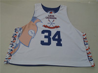 Chalecos de Lacrosse Sublimados Personalizados, Reversibles, de Malla, Transpirables, de Secado Rápido, para Entrenamiento en Equipo, para Hombres y Mujeres, OEM