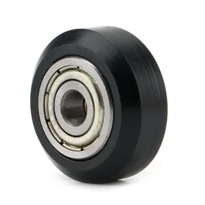 Parti per Stampante 3D, Ruota <span class=keywords><strong>in</strong></span> <span class=keywords><strong>Plastica</strong></span> CNC POM MR105ZZ 625ZZ, Cuscinetto V-slot con Foro da 5mm, Ingranaggio Passivo Rotondo, Puleggia - Product Image 1
