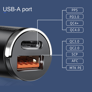 Mini Cargador de Coche USB de Doble Puerto y 100 W, Adaptador de Carga Rápida de 5 V y 3 A para Teléfono 15/14/13, para <span class=keywords><strong>Xiaomi</strong></span>, para Huawei, para Samsung Mobile - Product Image 5