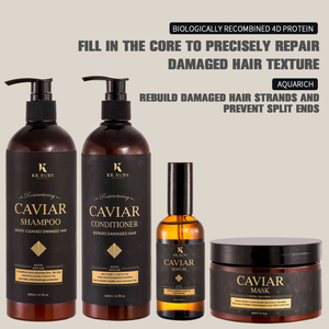 Champú Profesional de Caviar Orgánico con Ingredientes Naturales, Hidratante y de Limpieza Profunda, 500 ml a Granel <span class=keywords><strong>para</strong></span> Cabello Dañado - Product Image 2