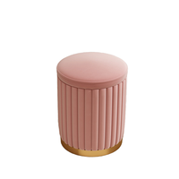 Tabouret de coiffeuse scandinave moderne chaise accessible luxe pour filles table de maquillage décontractée pour chambre ou salon