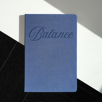 Carnet en lin personnalisé avec logo, entièrement personnalisable, couverture rigide, ligné, pour le bien-être des entreprises