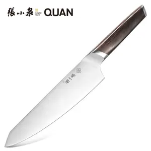 עדכון חדש יפני סכין אבוני עץ ידית נירוסטה 8 אינץ שף של סכין