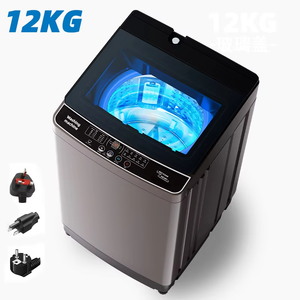 Potente <span class=keywords><strong>lavadora</strong></span> de carga <span class=keywords><strong>superior</strong></span> de secado al aire de 10 kg, <span class=keywords><strong>lavadora</strong></span> doméstica automática de luz azul - Product Image 1