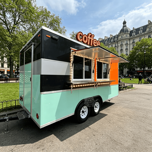Street Food Cart Snack Mobile Truck Food Vintage Food Truck Outdoor Street Food Kiosk Fully Equipped Food Truck - Product Image 4