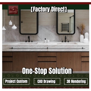 Juego de Baño de Mármol Taj Mahal GOLDKING, Vetas Blancas y Grises, Corte de Precisión para Casas de Lujo y <span class=keywords><strong>Suites</strong></span> de Hotel - Product Image 1