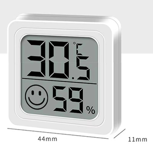 Termómetro Higrómetro Digital LCD, Medidor Electrónico de Temperatura y Humedad <span class=keywords><strong>para</strong></span> Interiores, Sensor, Estación Meteorológica <span class=keywords><strong>para</strong></span> el Hogar - Product Image 6