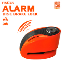 Verrou de disque de moto en acier allié HANeX - Durable, imperméable, pliable, léger, pour VTT/vélo électrique/vélo
