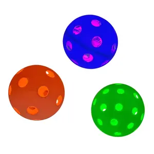 Orange Led Light Pickleball Lighting In Dark Pickleball Balls Usapa Outdoor Custom 40 Holes Pickleball Balls MOZKUIB 2024