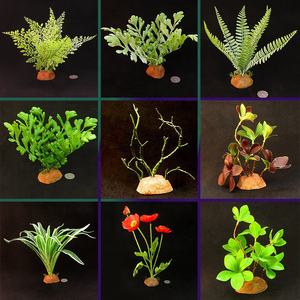 Plantes simulées pour boîte d'élevage de reptiles aménagement paysager boîte araignée acrylique transparente feu rose scorpion lézard <span class=keywords><strong>cage</strong></span> décoration - Product Image 2