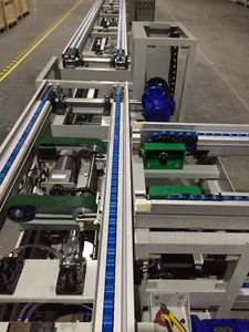 ناقلات سلسلة ذكية جديدة من الفولاذ المقاوم للصدأ بسرعتين - خطوط تجميع آلية لأنظمة التعامل الدقيق والخدمات اللوجستية المخصصة - Product Image 2