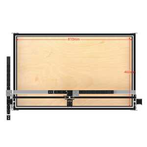 Meilleures ventes <span class=keywords><strong>NEJE</strong></span> <span class=keywords><strong>3</strong></span> <span class=keywords><strong>MAX</strong></span> F30130 40W 460*810mm Machine de gravure laser CNC Diode de bureau pour la gravure et la découpe de métal et de bois - Product Image 2