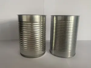 Atacado vazio personalizado redondo lata de alimento embalagem jarra de metal para embalagem de lata de frutas