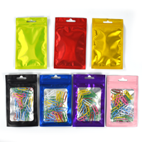 Bolsas de mylar resellables con impresión personalizada, bolsas de papel de aluminio con cierre de cremallera, embalaje pequeño para almacenamiento de alimentos a granel